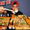 PERTAMA KALI MAKAN 100 SUSHI TEI PAKE SAOS SAMYANG!